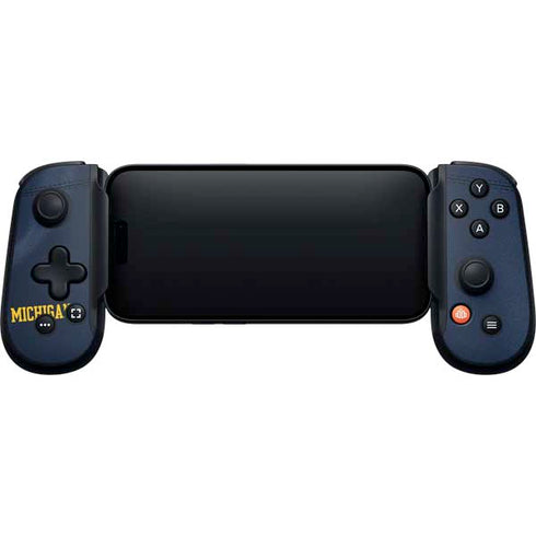 University of Michigan Blue Jersey Backbone One for iPhone Game Controller Skin